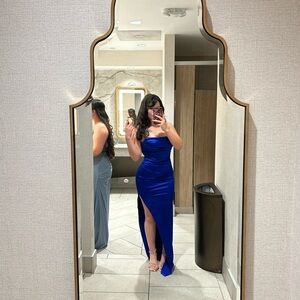 Windsor Royal Blue Strapless Dress